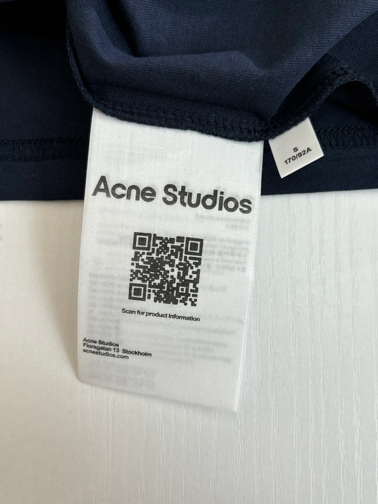 Acne Studio T 100% ，145g Breathable ， ， ； ， ， Size：S/M/L/XL